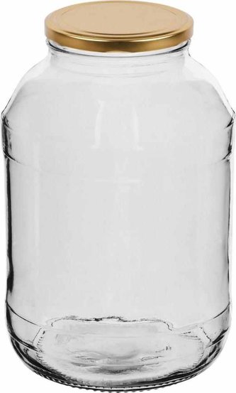 Browin Sklenice 4l + zlaté víčko 100