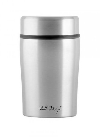 Vialli Design Termoska na jídlo, stříbrná, FUORI 8050, 500 ml