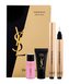 Yves Saint Laurent Touche Éclat rozjasňovač Touche Éclat 2,5 ml + odličovač make-upu Top Secrets Instant Micellar Water 10 ml + pleťová péče Top Secrets Instant Moisture Glow 5 ml