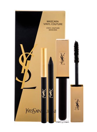 Yves Saint Laurent Mascara Vinyl Couture řasenka Mascara Vinyl Couture 6,7 ml + voděodolná tužka na oči 0,8 g No.1