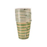 Kelímek papír JUNGLE zelený 10 ks 250 ml