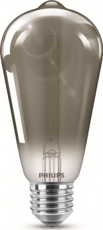 Vintage LED žárovka E27 ST64 2,3W 136lm 2700K nestmívatelná, smoky