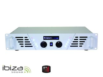 Zesilovač IBIZA 2x480W AMP600-WH bílý