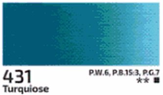 Akrylová barva Rosa 75ml – 431 turquoise