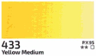 Akrylová barva Rosa 75ml – 433 yellow medium