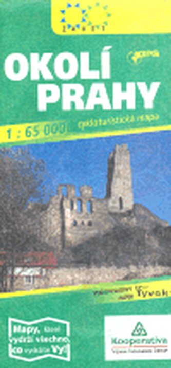 Okolí Prahy-cyklomapa 1:65 000
