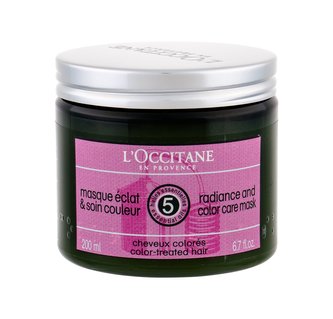 L´Occitane Radiance And Colour Care Maska na vlasy 200 ml pro ženy L´Occitane Radiance And Colour Care Maska na vlasy 200 ml pro ženy