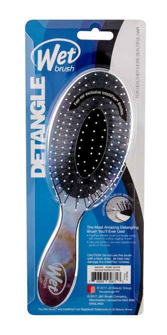 Wet Brush Original Kartáč na vlasy 1 ks Galaxy Shine Quote pro ženy