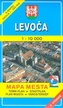 Levoča 1 : 10 000 Mapa mesta Town plan Stadtplan Plan miasta Várostérkép