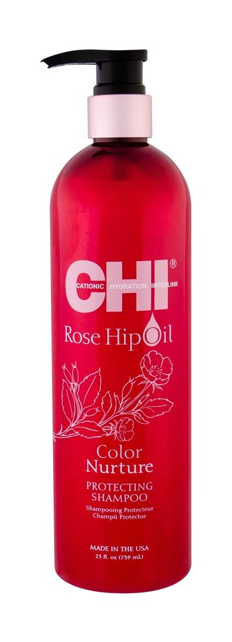 Farouk Systems CHI Rose Hip Oil Šampon Color Nurture 739 ml pro ženy Farouk Systems CHI Rose Hip Oil Šampon Color Nurture 739 ml pro ženy