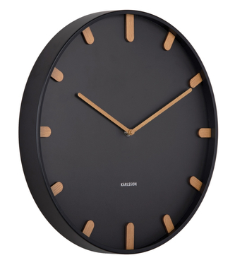 Designové nástěnné hodiny 5942BK Karlsson 40cm