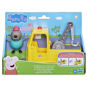 PRASÁTKO PEPPA TAŽNÝ VŮZ DĚDY PSA