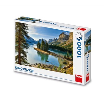 Puzzle 1000 dílků Jezero Maligne