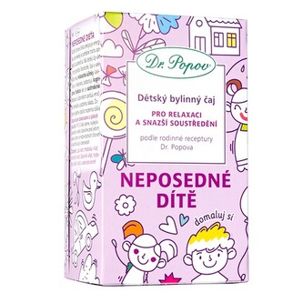 Neposedné dítě, dětský bylinný čaj, 30 g Dr. Popov