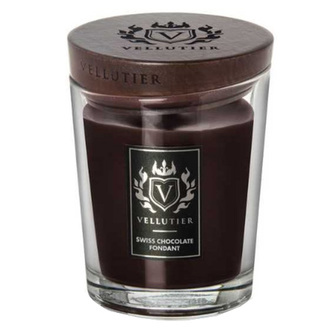 Medium Candle - Swiss Chocolate Fondant, Medium Candle | Brown | Edible | Swiss Chocolate Fondant