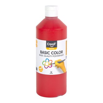Creall temperová barva, 500 ml, červená