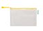 tarifold obálka se zipem, A6, PVC síťovina, žlutá, 8 ks