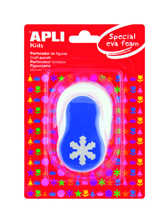 APLI děrovačka - motiv sněhová vločka, na pěnovku