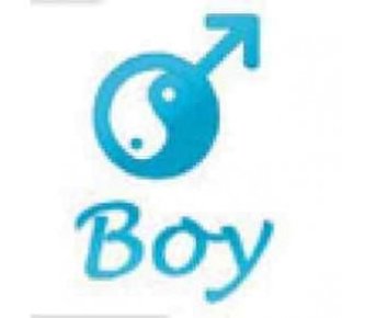 Samolepka na textil barevná, zažehlovací, motiv Boy -chlapec