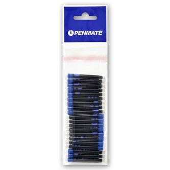 Nabój atramentowy Virtuo niebieski 20szt PENMATE