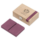 Wooden Box Wax Melt - Aged Bourbon & Plum, Premium Wax Melt | Violet | Edible | Aged Bourbon & Plum