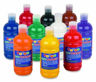 Akvarelová barva PRIMO-BIOCROMIX, 500 ml, červená