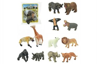 Zvířátko safari ZOO plast 6cm