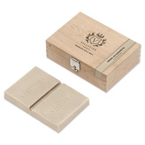 Wooden Box Wax Melt - Crema All'Amaretto, Premium Wax Melt | Creamy | Edible | Crema All’Amaretto