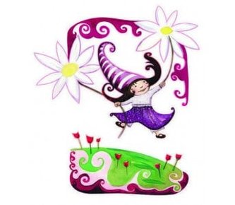 Samolepka na textil barevná, zažehlovací motiv FEE