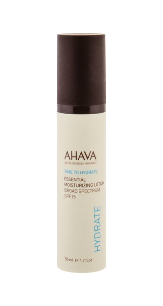 AHAVA Essentials Pleťová voda a sprej Time To Hydrate 50 ml SPF15 pro ženy AHAVA Essentials Pleťová voda a sprej Time To Hydrate 50 ml SPF15 pro ženy