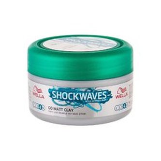 Wella Shockwaves Vosk na vlasy Go Matt Clay 75 ml pro ženy