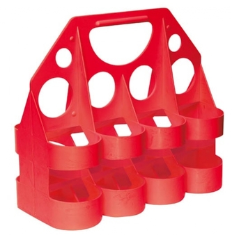 nosič na lahve Tempish červený na 8ks
