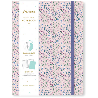 Filofax, Notebook Meadow, A5, růžová
