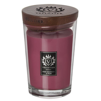 Large Candle - Aged Bourbon & Plum, Large Candle | Violet | Edible | Aged Bourbon & Plum