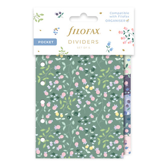 Filofax, Rozřazovač pro diáře, Meadow, kapesní, 6 záložek