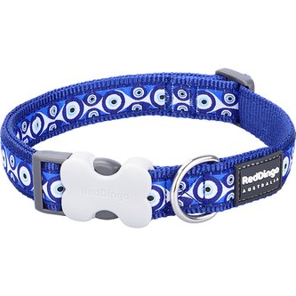 Obojek RD 25 mm x 41-63 cm - Evil Eye Tm.Modrá