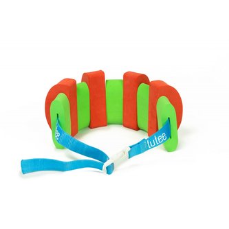 Plavecký pás 13 dílků Červená/Zelená