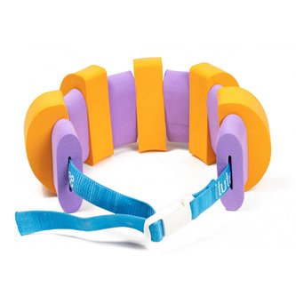 Plavecký pás 11 dílků Oranžová/Fialová