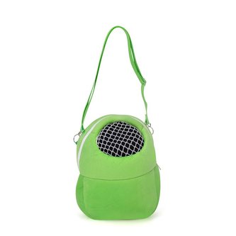 Přepravní taška Hamster pro hlodavce a ježky 27x22 cm (L) Zelená