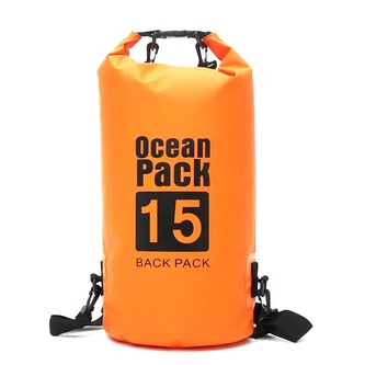 Vodotěsný vak Ocean přes rameno 15 L Oranžová