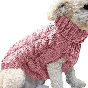 Svetr/rolák pro psa Spring - Fialová XL