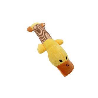 Plyšová hračka pro psa kachna / 25 x 4 cm