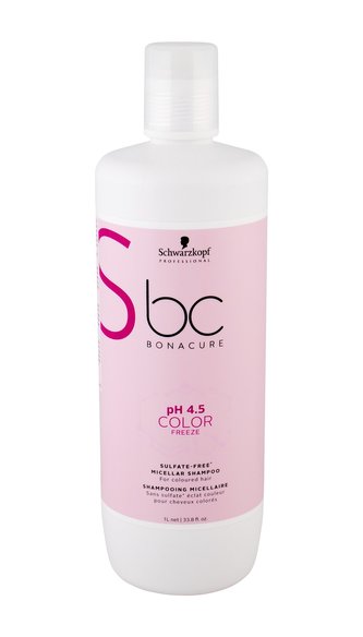Schwarzkopf BC Bonacure Šampon pH 4.5 Color Freeze Micellar 1000 ml pro ženy
