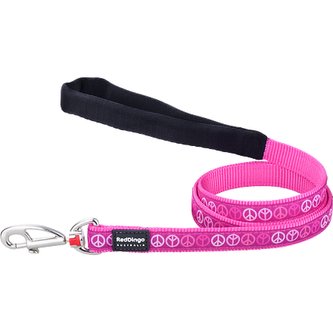 Vodítko RD 20 mm x 1,8 m - Peace Tm.Růžová