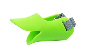 Silikonový náhubek pro psa / Zelená L