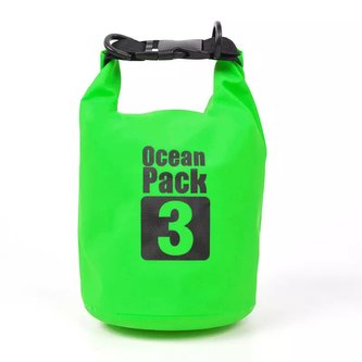 Vodotěsný vak Ocean přes rameno 3 L Zelená