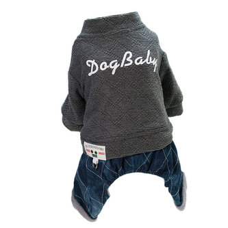 Zimní kombinéza DOG pro psa - Šedá S