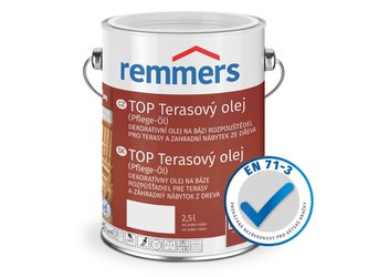 Remmers - TOP terasový olej 2,5l Nussbaum / Ořech