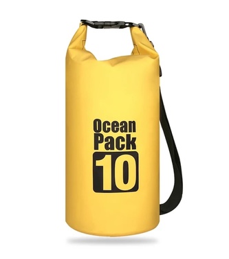 Vodotěsný vak Ocean přes rameno 10 L Žlutá