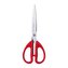 Nůžky kancelářské 180mm B2716 Červená
